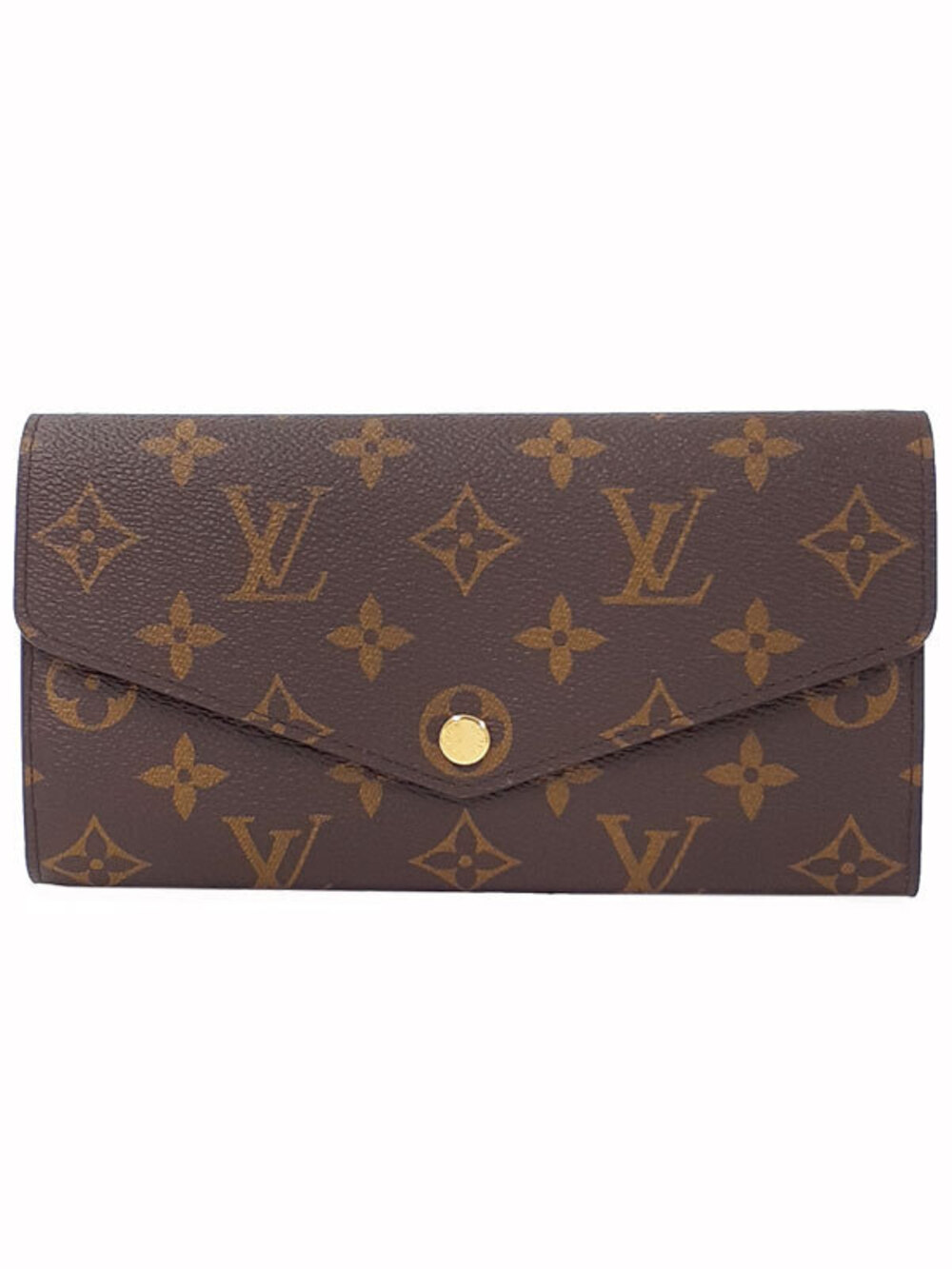 Louis Vuitton fold Monogram Sarah Long Portefeuille Wallet Bi - Picture 2 of 5